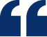 Blue quotation mark symbol